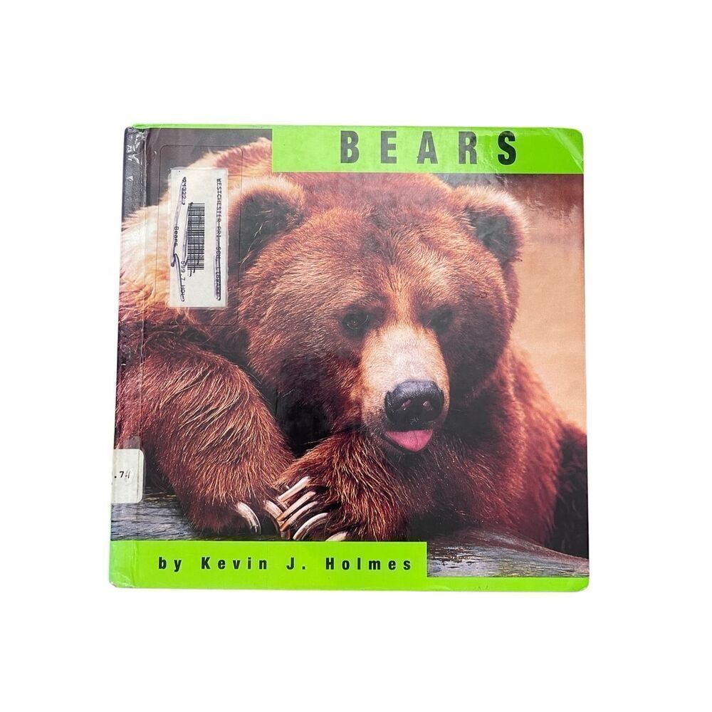 Bears by Kevin J. Holmes | Kids Animal Book - Reinforced Library Binding